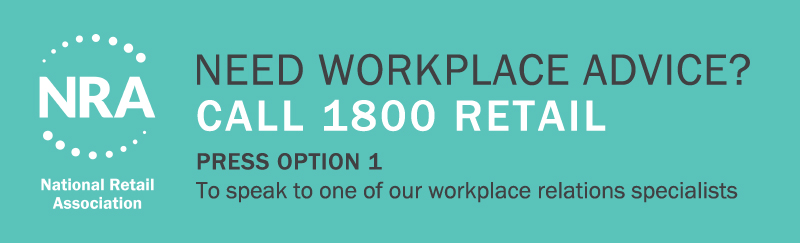 Workplace relations hotline number 1800 RETAIL