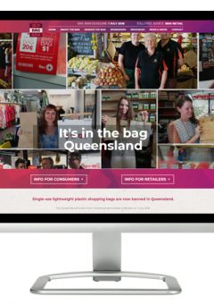 QLD Bag Ban website