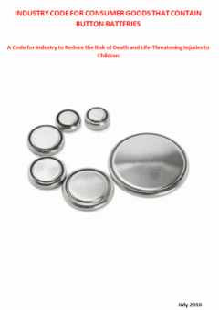 Industry Code on Button Batteries