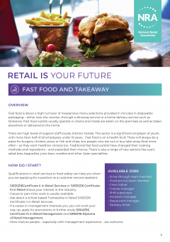 Retail Is Your Future - Fast Food & Takeaway