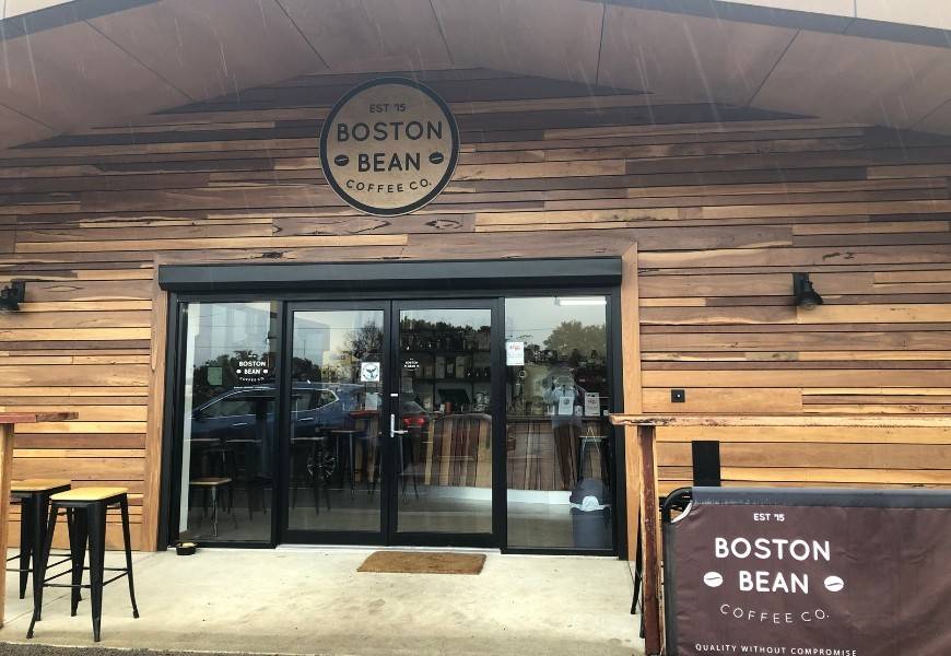 Entrance to The Boston Bean Coffee Co