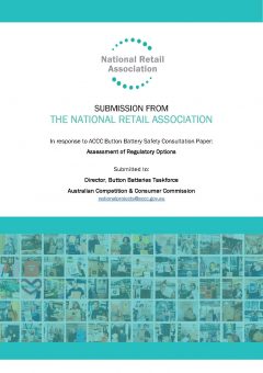 Submission: ACCC Button Battery Safety – Assessment of Regulatory Options (May 2020)